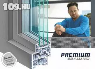 Apróhirdetés, Műanyag ablakok, erkélyajtók - Kömmerling Premium ALU82 MD
