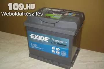 Apróhirdetés, Exide Premium EA530 53Ah/540(EN) akkumulátor