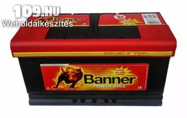 Apróhirdetés, Akkumulátor BANNER Power Bull 12V 95Ah személyautó akkumulátor jobb+