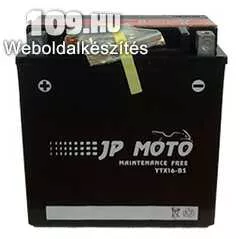 Apróhirdetés, Motorkerékpár akkumulátor JP MOTO 12V 14Ah YTX16-BS