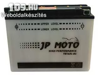 Apróhirdetés, Motorkerékpár akkumulátor JP MOTO 12V 16Ah YB16AL-A2