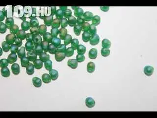 Apróhirdetés, Miyuki drop 3,4 mm matt átlátszó zöld AB (5 gramm) 146FR