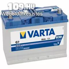 Apróhirdetés, VARTA Blue dynamic Asia 12V 95Ah szgk akkumulátor jobb+