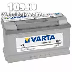Apróhirdetés, VARTA Silver dynamic 12V 100Ah szgk akkumulátor