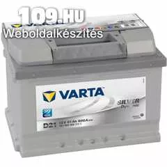 Apróhirdetés, VARTA Silver dynamic 12V 61Ah szgk akkumulátor jobb+