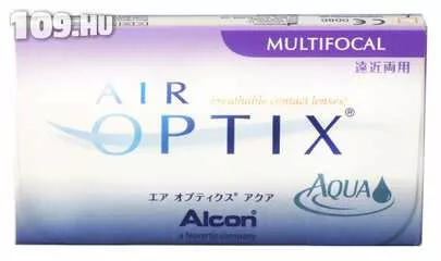 Apróhirdetés, Air Optix® Aqua Multifocal multifokális kontaktlencse 3 db