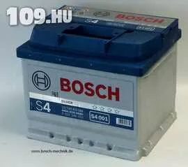 Apróhirdetés, Bosch Silver S4 12 V 44 Ah 440 A jobb +