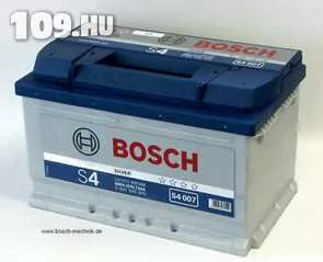 Apróhirdetés, Bosch Silver S4 12 V 72 Ah 680 A jobb +