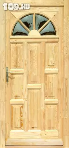 Apróhirdetés, Napsugár ajtó, íves részen üveges natúr 100x210