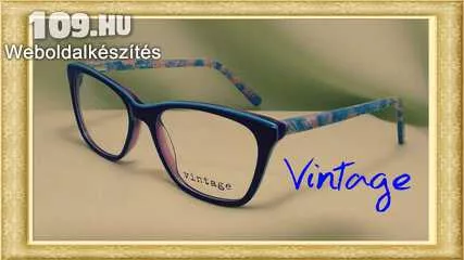 Apróhirdetés, vintage  női  szemüvegkeret Kék/lila