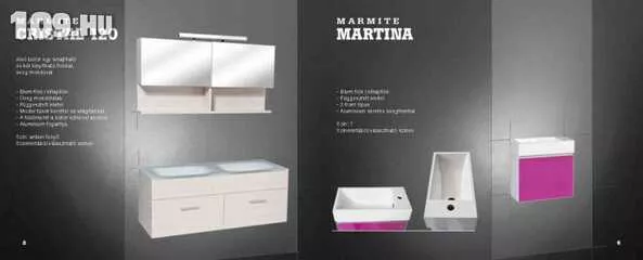 Apróhirdetés, Tboss fürdőszoba bútor Cristal120 és Martina