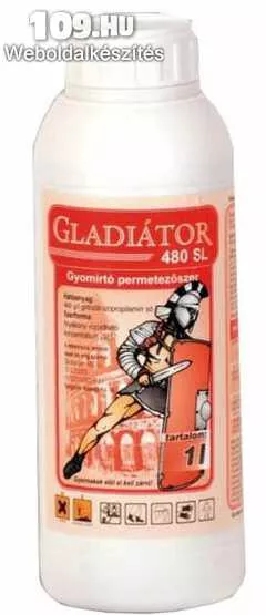 Apróhirdetés, Gyomírtó Gladiator 480SL 2 dl (Csak személyes megvásárlás!)