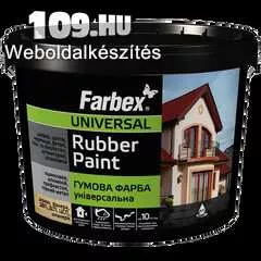 Apróhirdetés, FARBEX Rubber paint – Szuper elasztikus Univerzális festék A-Z-ig 1,2 kg