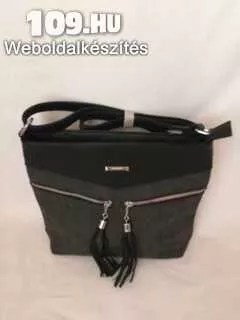 Apróhirdetés, Silviarosa fekete-szürke női táska Crossbody