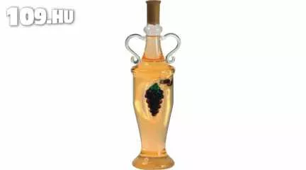 Apróhirdetés, Dupla töltésű bor - Görög alakú üveg kívül szőlőfürt 0,5l