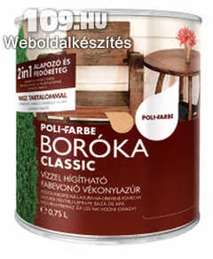 Apróhirdetés, Boróka Classic fabevonó lazúr 0,75 liter