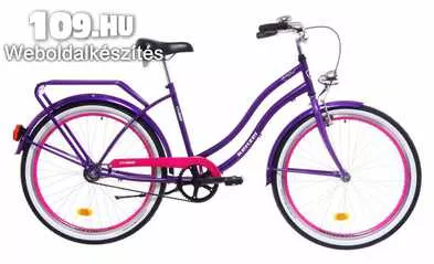 Apróhirdetés, Kenzel Cruiser Atlantis női lila-rózsaszín kerékpár