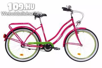 Apróhirdetés, Kenzel Cruiser Aqua női rózsaszín-zöld agyváltós kerékpár