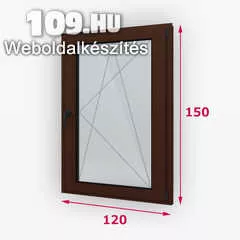 Apróhirdetés, Fa ablak bukó-nyíló 120 x 150 cm