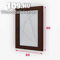 Apróhirdetés, Fa ablak bukó-nyíló 60 x 60 cm