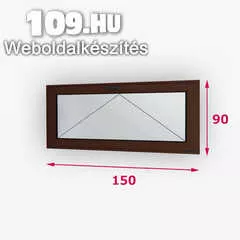 Apróhirdetés, Fa ablak bukó 150 x 90 cm