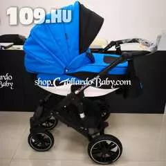 Apróhirdetés, Multifunkciós Babakocsi Gallardo Baby Firkon Fekete Váz, Kék