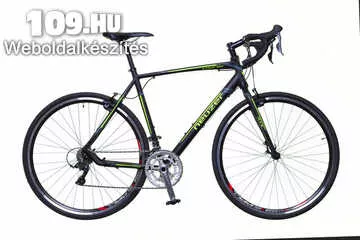 Apróhirdetés, Courier CX fekete/zöld-szürke matt 50 cm gravel kerékpár