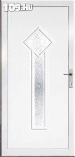 Apróhirdetés, Umbriel fehér bejárati ajtó, üveges panel