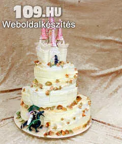 Apróhirdetés, Esküvői torta Várkastély 3D