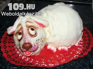 Apróhirdetés, Egyedi születésnapi torta Kölyök kutya