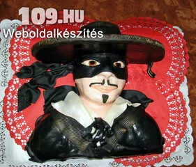 Apróhirdetés, Egyedi születésnapi torta Zorro