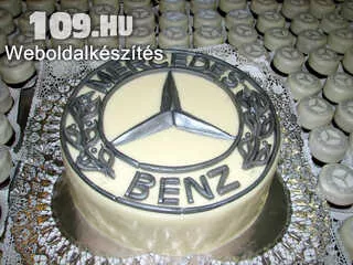 Apróhirdetés, Egyedi torta céges Mercedes