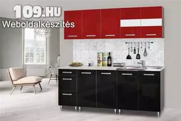 Apróhirdetés, Dorina konyha bútor 200 cm magasfényű VTX