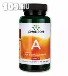 Apróhirdetés, A-Vitamin A-10000 (250) gélkapszula - Swanson