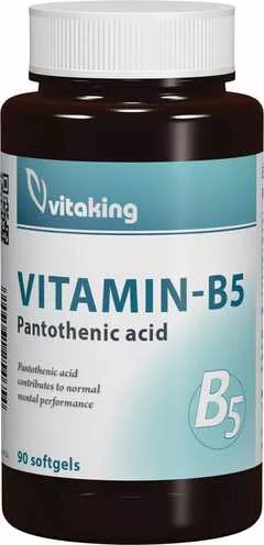 Apróhirdetés, B5-Vitamin B5 - Pantoténsav 200mg (90) - Vitaking