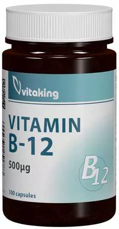 Apróhirdetés, B12-Vitamin B12-Kobalamin 500mg (100) rágótabletta - Vitaking