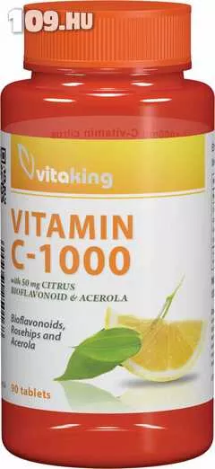 Apróhirdetés, C-vitamin C-1000mg (90) tabletta flav+acer+csipkebogyó - Vitaking