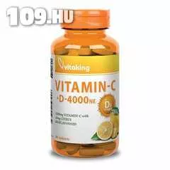 Apróhirdetés, C-vitamin C-1000mg +D-4000NE (90) kapszula  - Vitaking