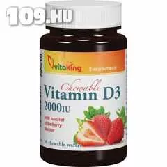 Apróhirdetés, D3-Vitamin 2000NE (90) rágókapszula - Vitaking