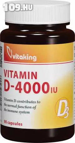 Apróhirdetés, D3-Vitamin 4000NE (90) kapszula - Vitaking