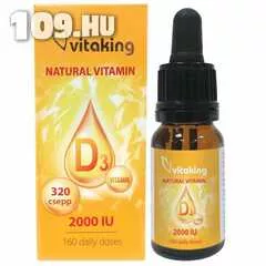 Apróhirdetés, D3-Vitamin cseppek - 2000NE(10ml) - Vitaking