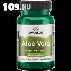 Apróhirdetés, Aloe Vera 25mg(100) gélkapszula - Swanson