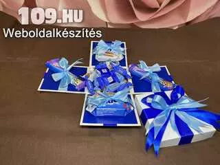 Apróhirdetés, Mini kék Csokidoboz Cikkszám:027
