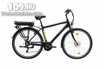 Apróhirdetés, Zagon férfi 21 matt fekete/zöld elektromos kerékpár