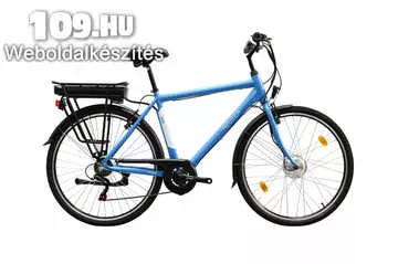 Apróhirdetés, Zagon férfi 19 E-Trekking kék/fehér elektromos kerékpár