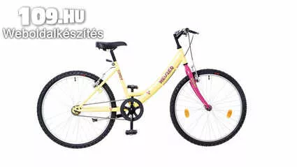 Apróhirdetés, Cindy 24 1S sárga/pink-piros lány kerékpár