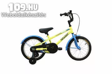 Apróhirdetés, BMX 16 fiú sárga/kék-fekete kerékpár