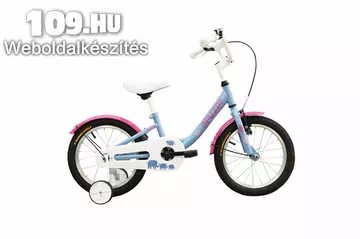 Apróhirdetés, BMX 16 lány világoskék/pink elefánt kerékpár