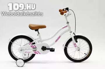 Apróhirdetés, Cruiser 16 lány fehér/pink kerékpár