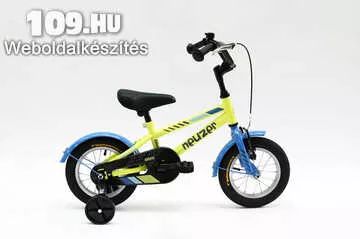 Apróhirdetés, BMX 12 fiú sárga/fekete-kék kerékpár